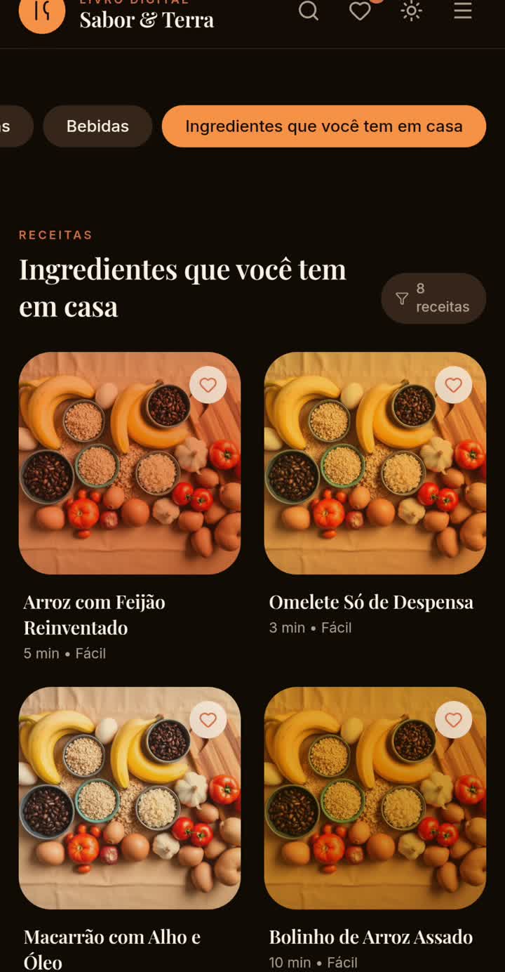 Tela Em casa do livro